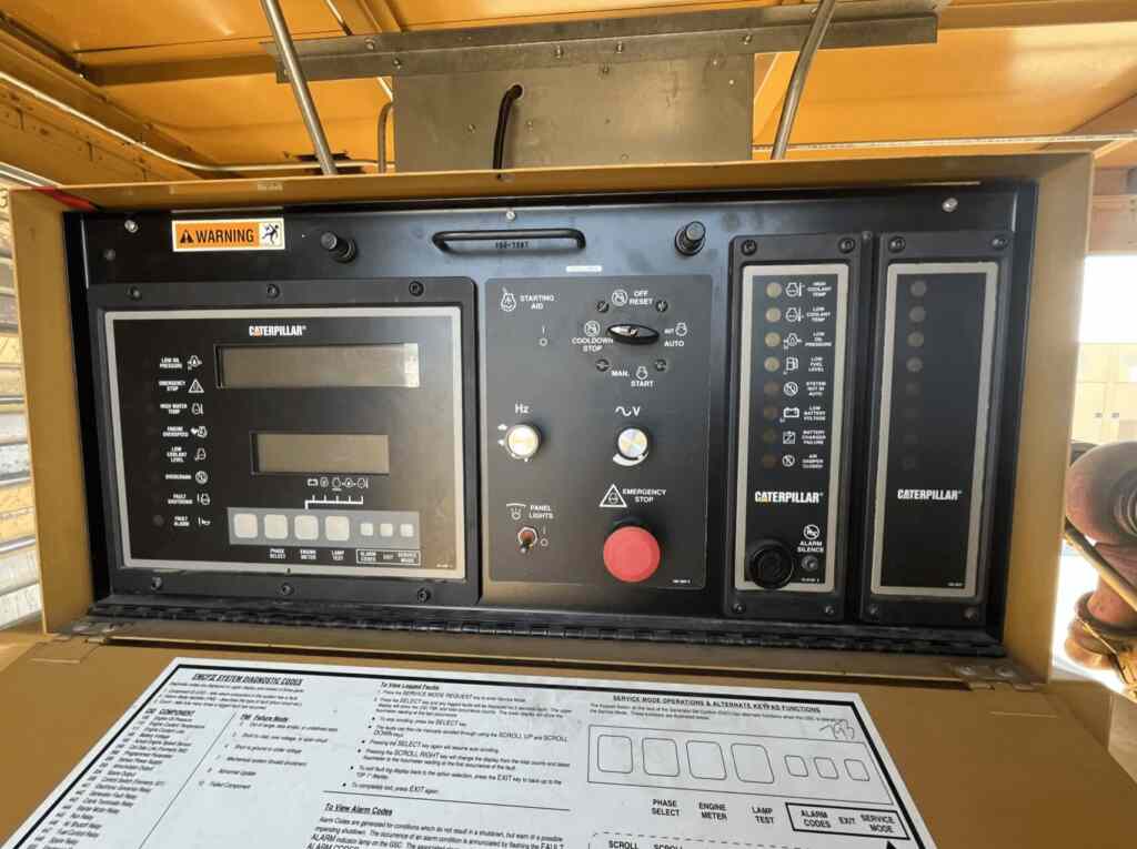 Caterpillar 3412C Standby Diesel Generator — SOLD